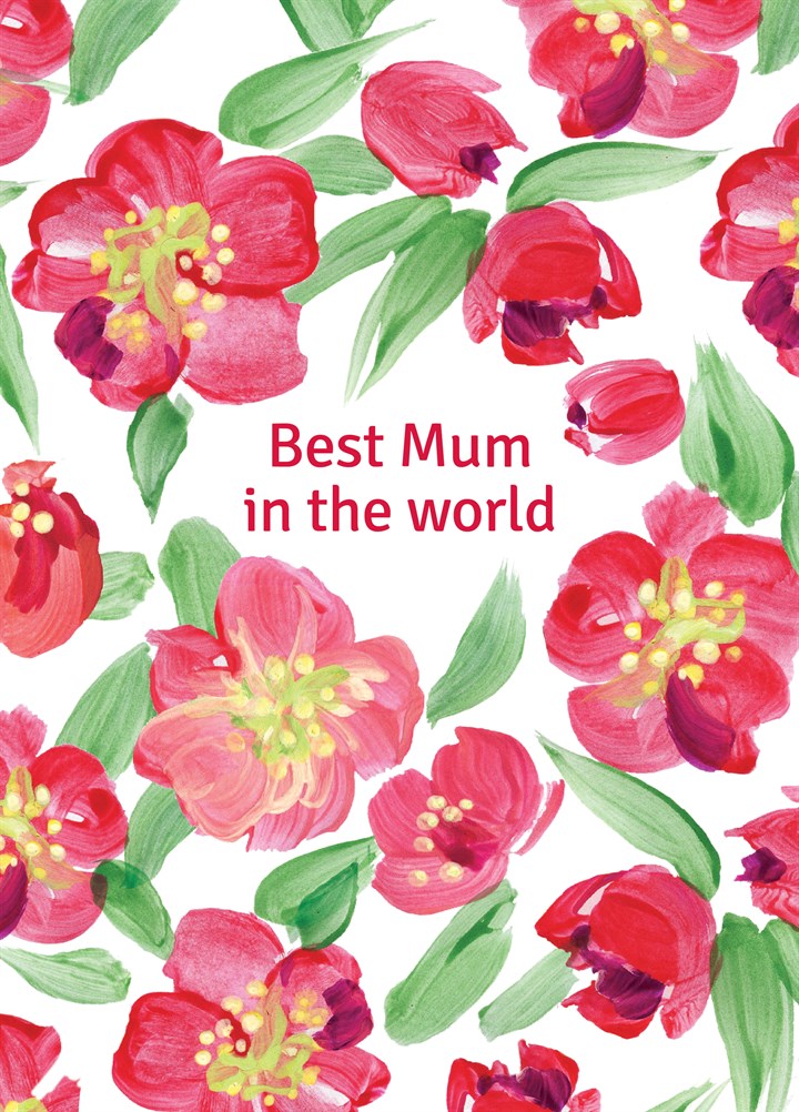 Best Mum Tulips Card