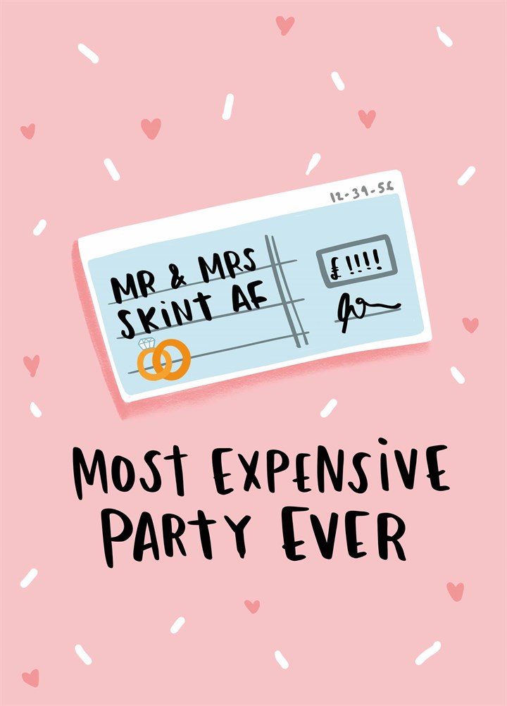 Most Expensive Party Ever Card