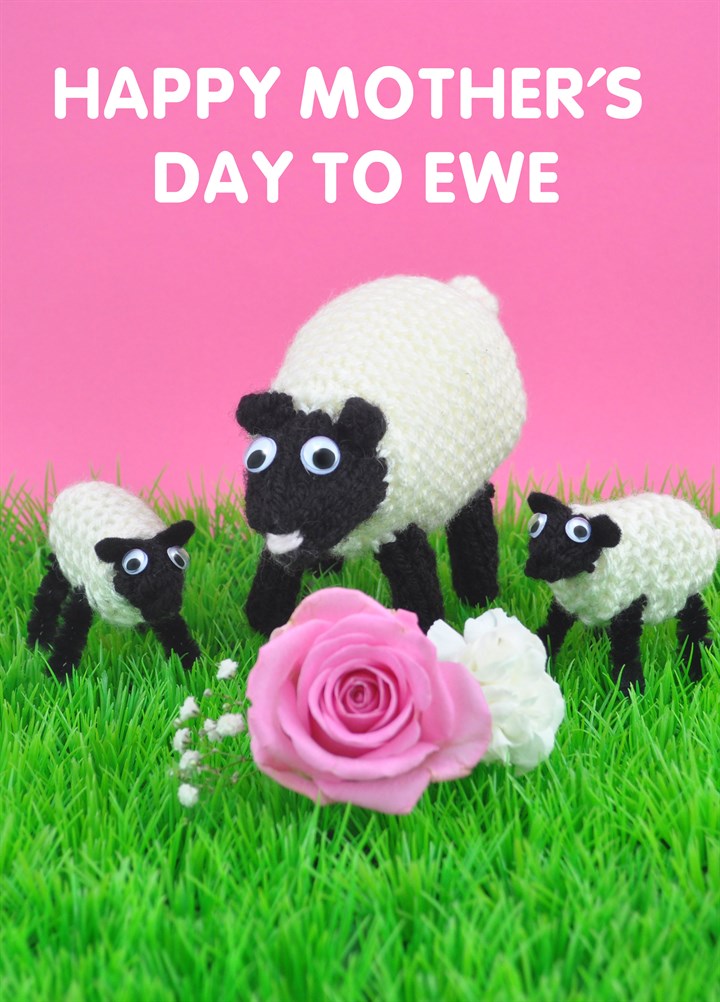 Happy To Ewe Card