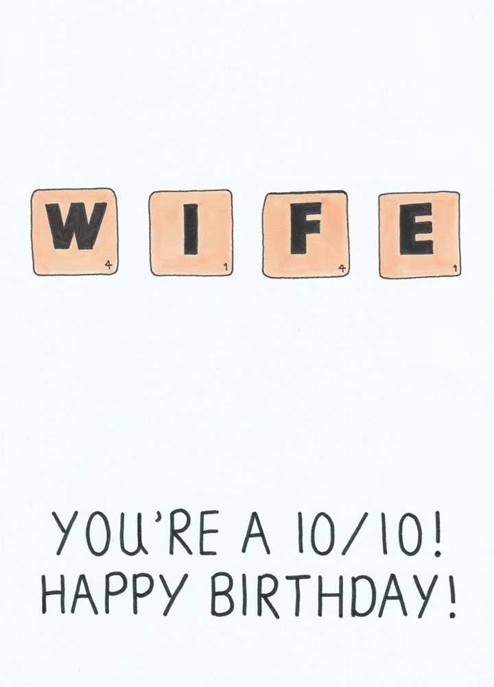 You're A 10/10 Happy Birthday! Card