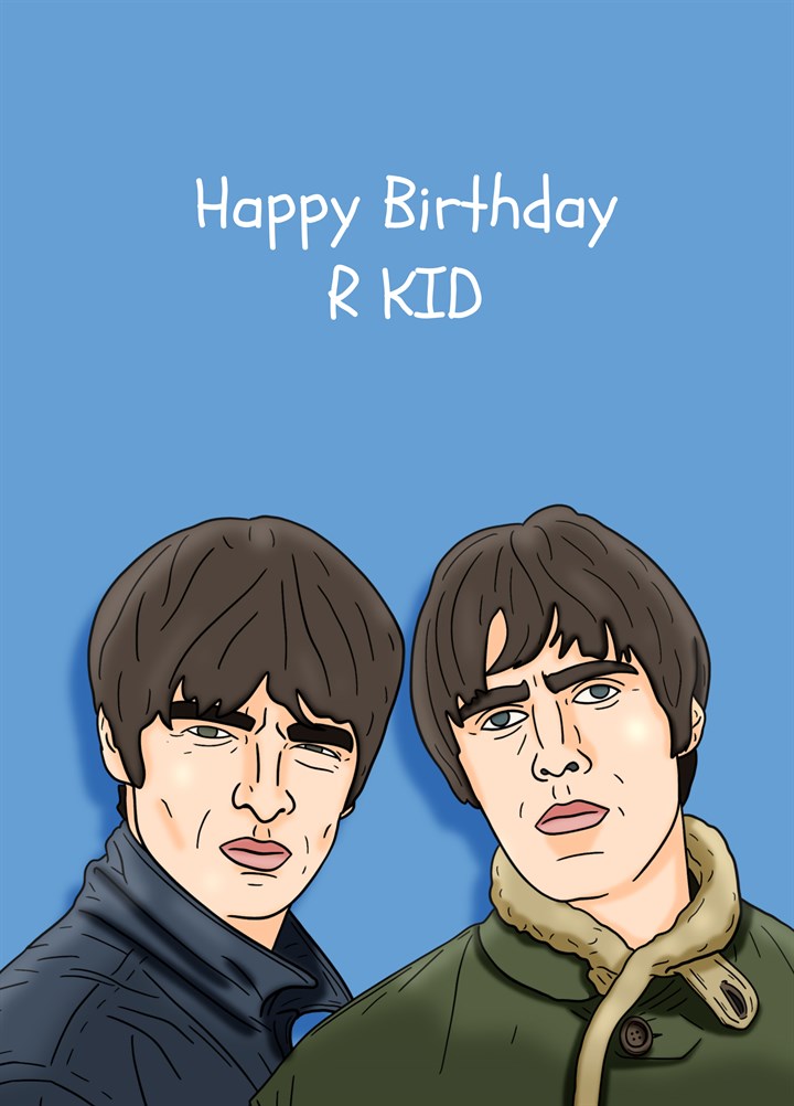 Happy Birthday R Kid Card