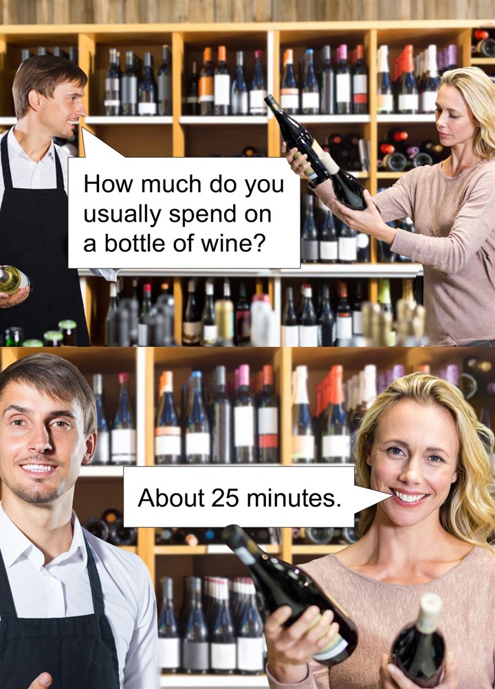 Wine O'clock Card