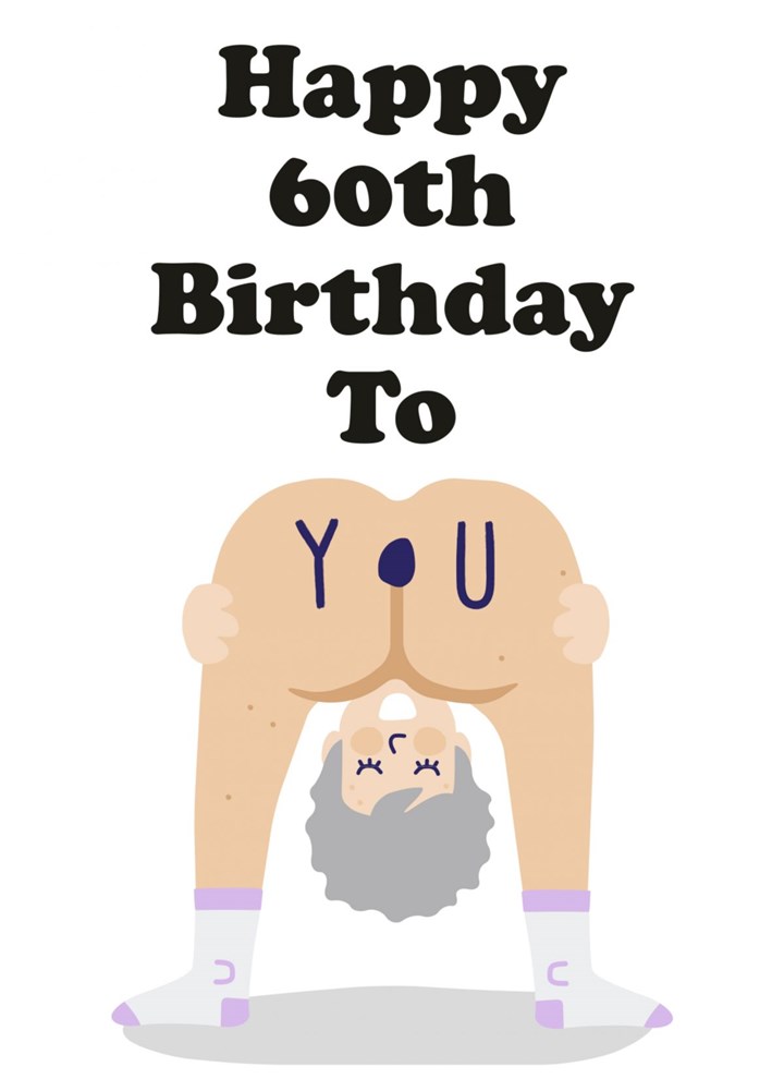 Happy 60th Birthday To You Card