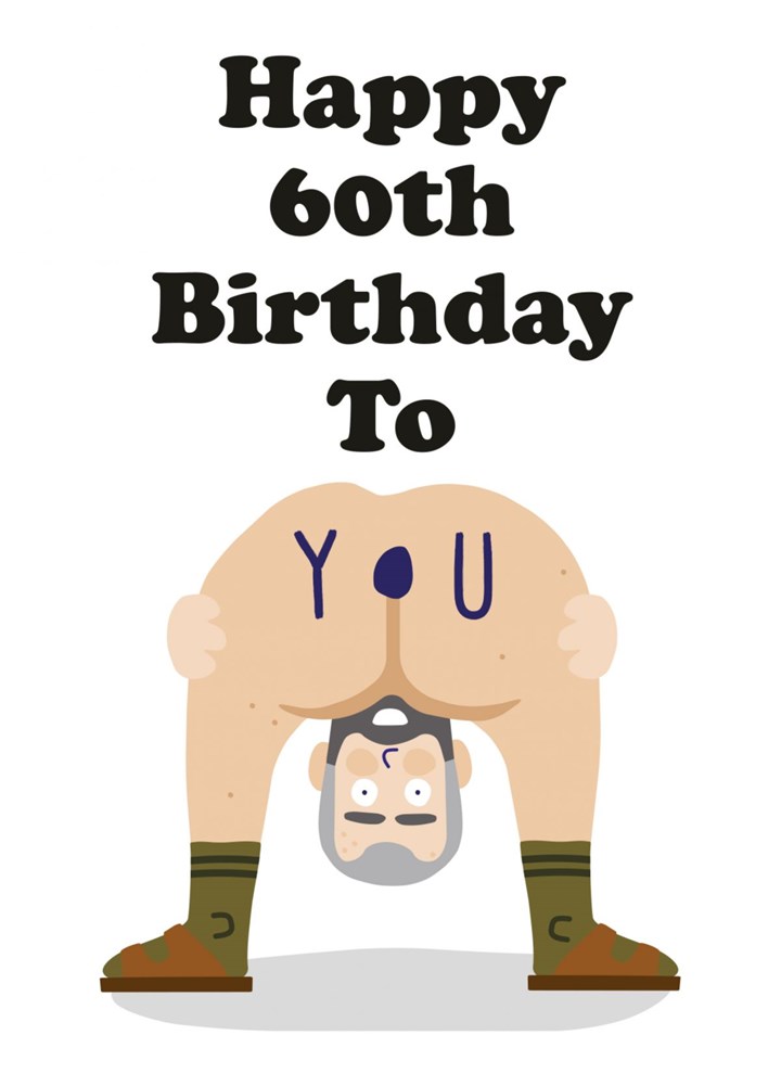 Happy 60th Birthday To You Card