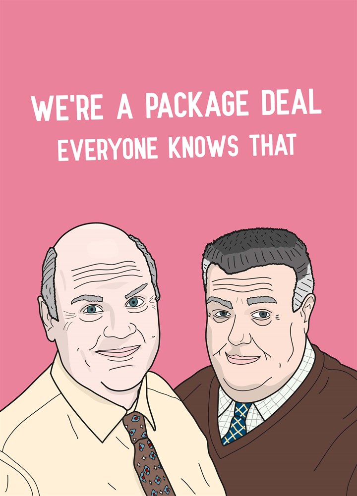 We're A Package Deal Card