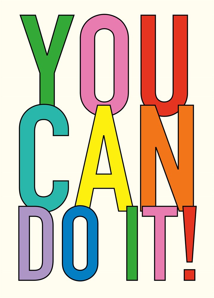 You Can Do It Card