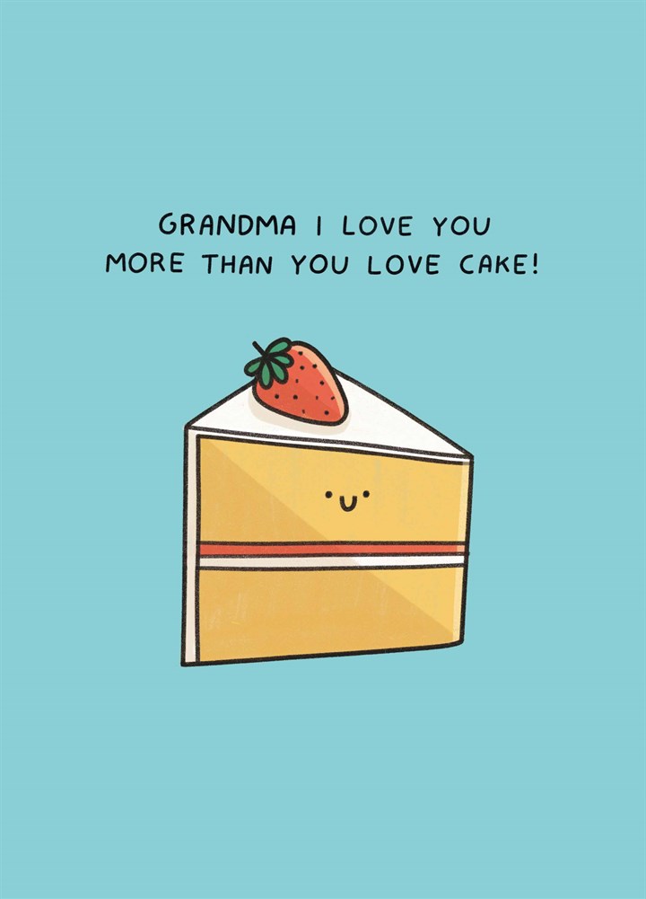 Grandma I Love You Card