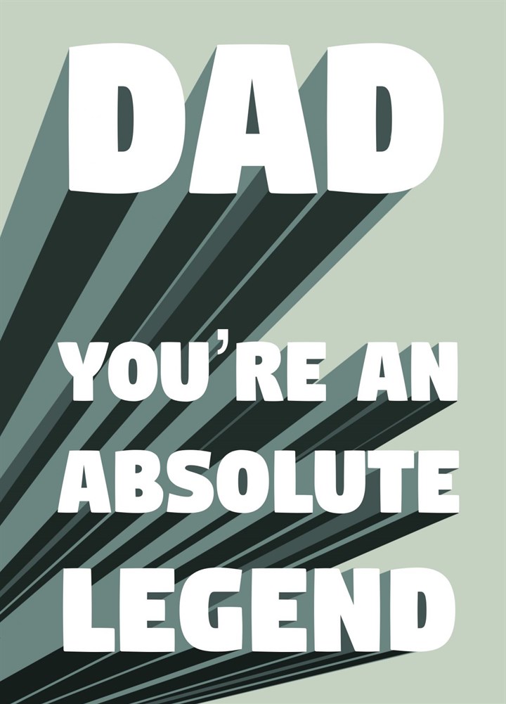 Legend Dad Card
