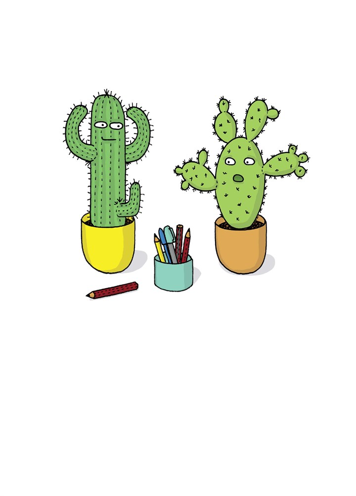 Cactus Prick Card
