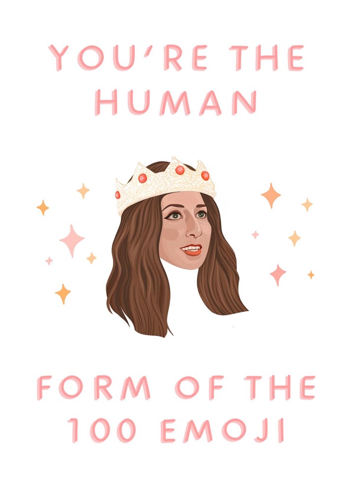 Human Equivalent Of The 100 Emoji Card