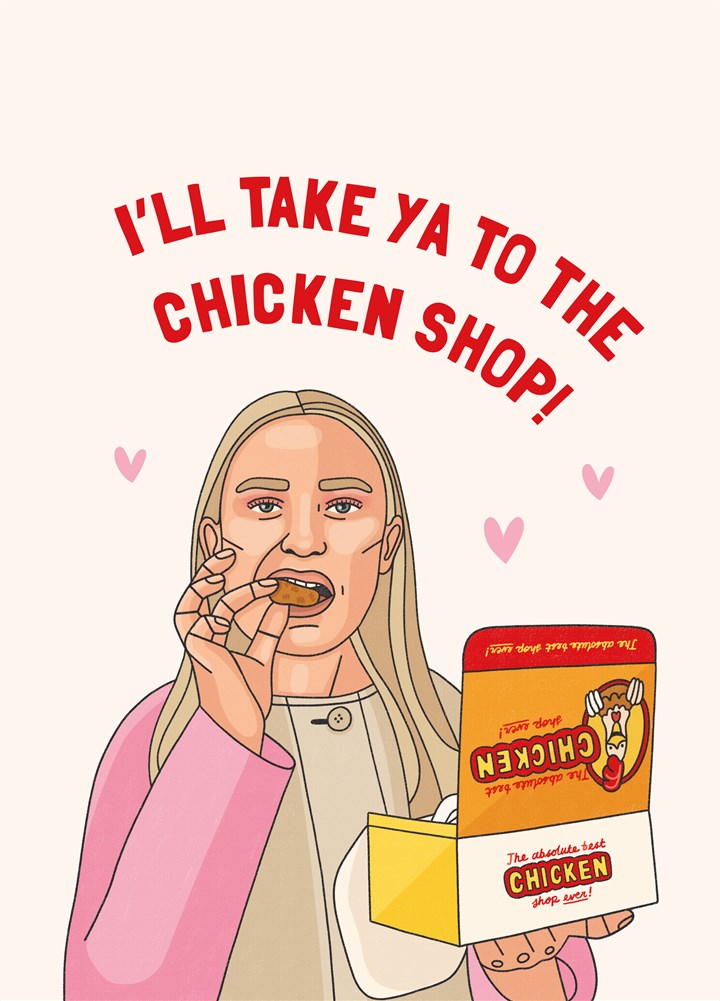 Chicken Shop Date Valentine's Card