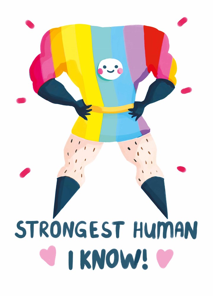 Strongest Human I Know Card