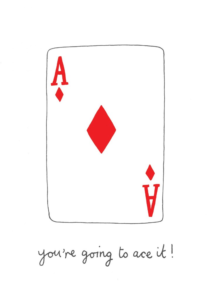 You're Going To Ace It Card