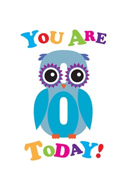 This adorable Owl Birthday card by Art File is perfect to send to your buddy turning 8 years old.