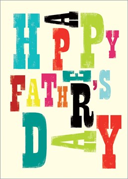 Send this brilliant Art File Father's Day card for to your dad, just say it how it is. No more no less.