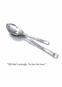 Everyone knows spooning is best when it leads to forking. Send this Art File design to the little (or big) spoon in your life!
