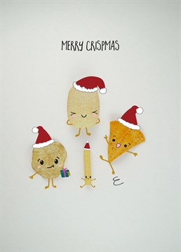Merry Crispmas, Christmas Card by Bold and Bright. If Christmas isn't the time for puns then when is? Don't be salty and send this hilarious Crispmas card to someone who appreciates a good pun.