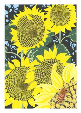 This Sunflower card by Bird is great as a birthday card or even a cool thank you card.
