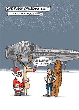 We all know how much some people love Star Wars, well why not buy this funny Christmas card from creative designers at Cardinky.