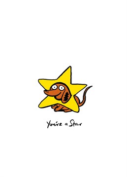 Send this adorable dog star to congratulate someone and help guide them into their future! Designed by Cardinky.