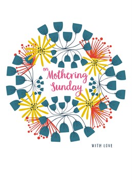 On Mothering Sunday, by Claire Giles. It's Mothering Sunday so why not show how much you love your mum with this sweet Mother's Day card.