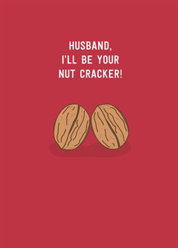 Ready your husband to be whipped into shape and show him who's boss with this nutty Christmas design by Scribbler.