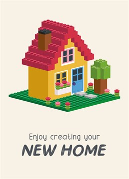 Put your stamp on your new home! Send this cute Lego brick house card to a new home owner. Created by Design By Day.