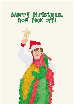 Wish them a happy Christmas with this funny Mrs Browns Boys inspired card.