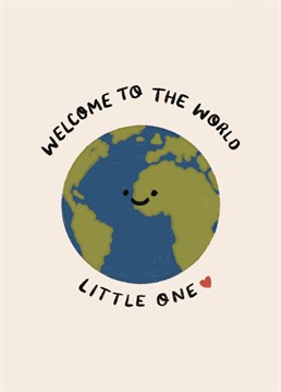 Welcome your new favourite tiny human into the world with this cute illustrated card!