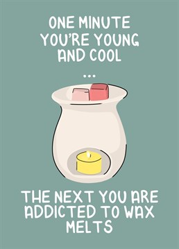 A card for those wax melt addicts in your life