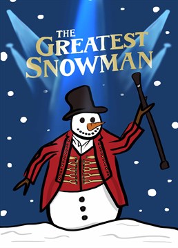 Urgh, I don't know about you but we can never have enough of The Greatest Showman! Send this amazing Christmas card by Foggish to a lover of all things musical.