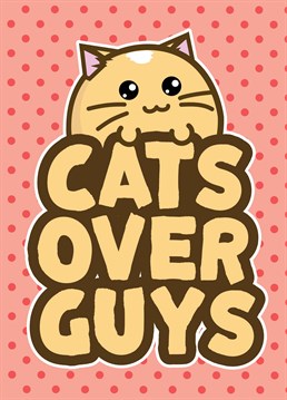 Not just guys, its cats over everyone no question! A design by Fuzzballs.