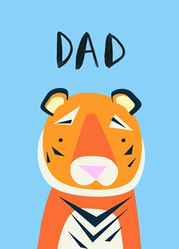 This adorable Birthday card from Jolly Awesome is perfect to send to your Dad on Father's Day.