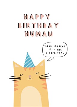 Send this Sassy Birthday card to any cat lover. Perfect Birthday card from the cat to their fur parents!