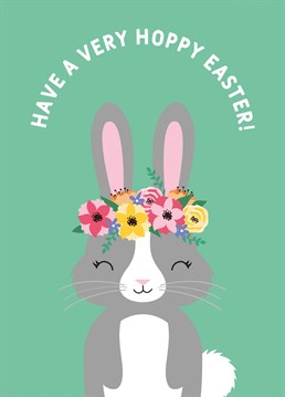 Send this cute bunny to wish your loved ones a Happy Easter. This pretty illustration is by Jessiemaeve Studio.