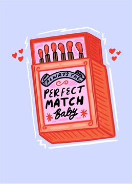 Perfect card for the perfect match!