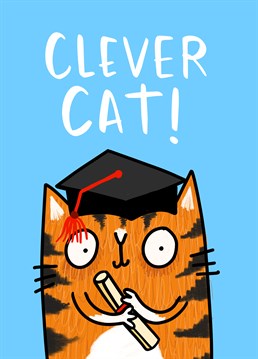 If you're feline pretty proud, send this cute Lucy Maggie design to big up a new graduate.