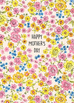 Send this gorgeous floral artwork card to your lovely mum to celebrate Mother's Day! .