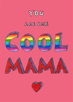 A cool mama deserves the coolest Mother's Day card. Designed by Poet & Painter.