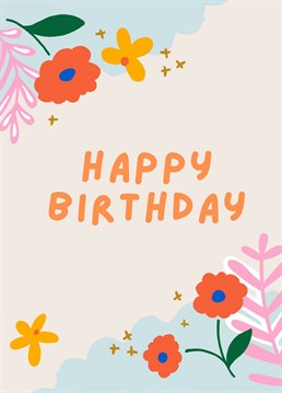 Send this happy birthday card to someone special.    Designed by Proper job studio