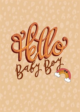 Welcome that new little bundle of joy into the world with this cute card!