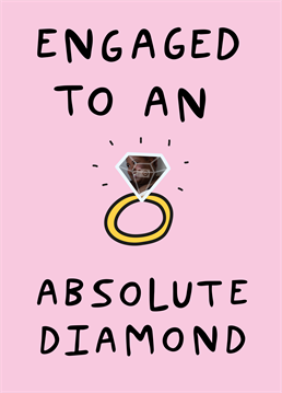 Sounds like they're one in a million! You already put a ring on it, make them feel even more special by sending this cute Scribbler photo upload card.