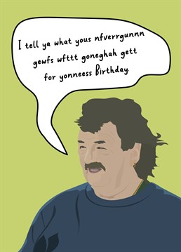 Everyone loves Gerald! Send your friends and family this funny nonsense Clarkson's Farm themed Birthday card.