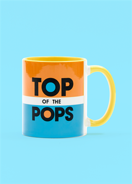 <p>This Top of the Pops mug makes the perfect punny Father's Day gift!<br />
Show Dad your appreciation this year with this retro throwback design created by our very own Scribbler designers</p>