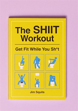Essential guide to getting fit.  It's the SHIIT.  Ultimate multi-tasking.  Includes 40 black and white illustrations.  You've probably heard of a HIIT workout, but have you heard of the latest new fitness craze that's sweeping the nation faster than diarrhoea? Why bother with paying for a gym membership when your own bathroom will do the job, you don't even have to get up! Get fit from the comfort of your toilet with this book of essential SHIIT exercises you can do while taking a shit. Make full use of all that otherwise wasted sitting down time with different exercises of varying intensities, illustrated and explained for beginners. These are all rated on a scale of 1 to 4 shits difficulty rating so you can gradually build up your workout. This would make a hilarious gift for someone who wants to get fit this New Year, or maybe your dad who spends an inordinate amount of time sat on the toilet!