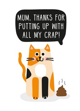 Let Mum know how much you really appreciate her and for putting up with all those difficult Teenage years! Designed by Studio Boketto