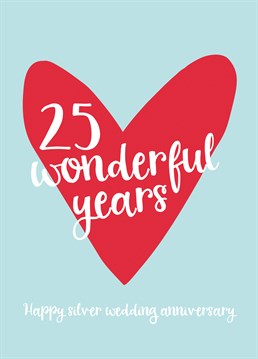 Celebrate this massive milestone with this brilliant Anniversary card by Scribbler.