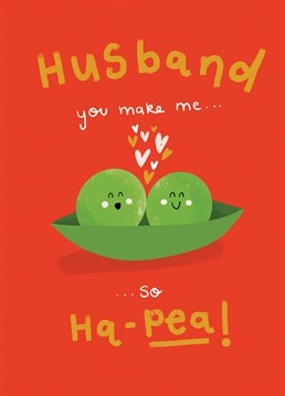 You're like two peas in a pod so celebrate Valentine's with your husband in style, just the two of you, and have the best day ever! Designed by Scribbler.