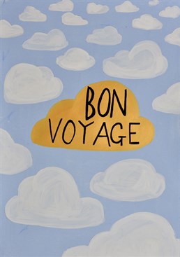 Let someone know that the sky is the limit when they go on their travels with this awesome Sarah Lovell Art Bon Voyage card!