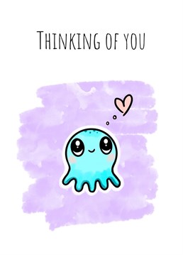 Tell someone you're thinking of them with this 'Thinking of You' card. Designed by Send Salutations.